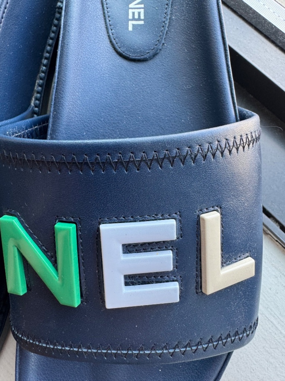 Chanel shoes flip flop boots sz 40 eu - Picture 3 of 5